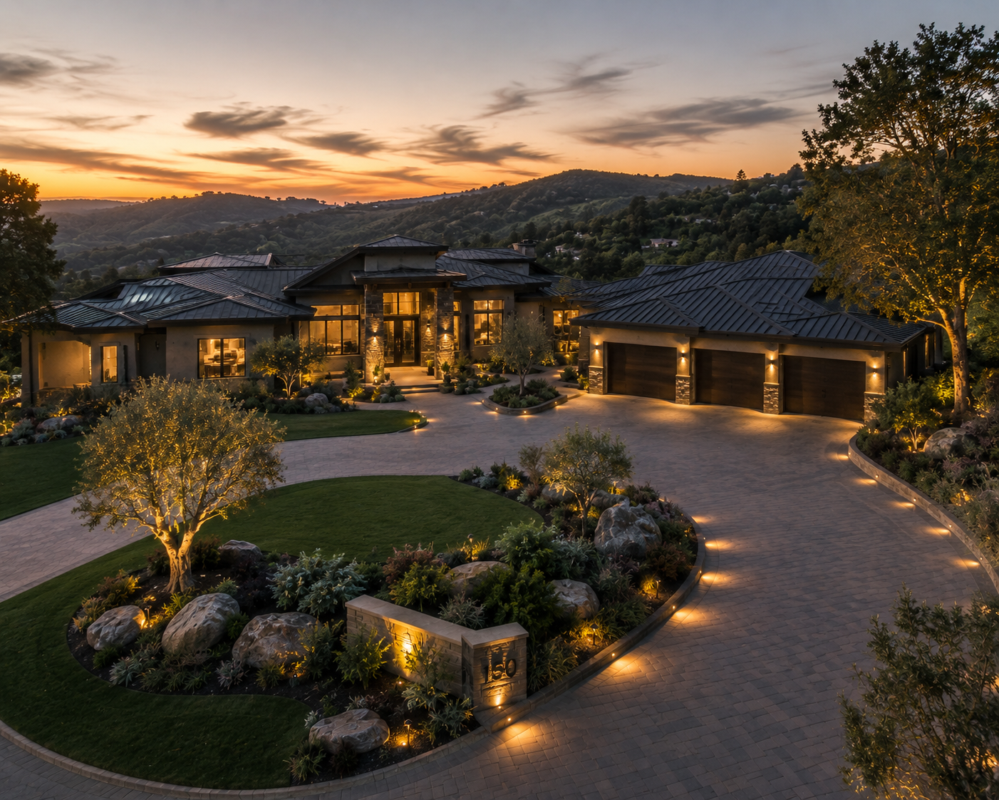 Front driveway